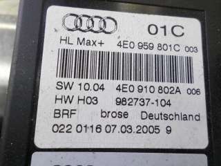 Стеклоподъемник электрический задний левый Audi A8 D3 (S8) 2005г. 4E0959801A - Фото 2
