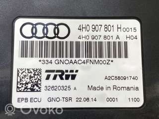 Блок ручника (стояночного тормоза) Audi A6 C7 (S6,RS6) 2013г. 4h0907801a, 32620325a, 4h0907801h , artSTO20578 - Фото 2
