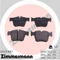 224231601 zimmermann Тормозные колодки задние к Mercedes GL X166 Арт 72174247