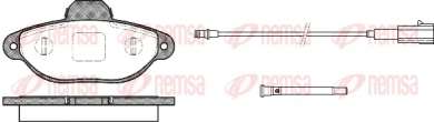 041421 remsa Тормозные колодки комплект к Fiat 500 1 Арт 73672885