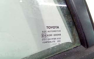Форточка задняя левая Toyota Auris 1 2007г. 43R-00048 - Фото 2