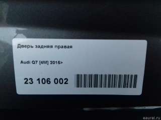 4M0833052E Дверь задняя правая Audi Q7 4M Арт E23106002, вид 12