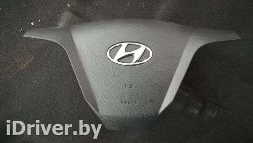 Подушка безопасности водителя Hyundai Santa FE 3 (DM) 2014г.  - Фото 1