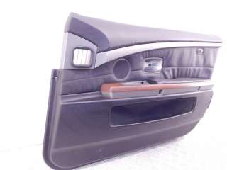 Обшивка двери передней правой (дверная карта) BMW 7 E65/E66 2005г. 51417038492 - Фото 3