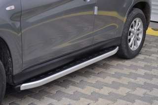  Накладка декоративная к Hyundai Creta 2 (алюминиевые подножки NewStarGrey) Арт 75178282