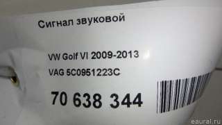 Сигнал (клаксон) Volkswagen Golf PLUS 2 2007г. 5C0951223C VAG - Фото 6