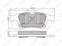 bd6302 lynxauto Тормозные колодки комплект к Renault Espace 4 Арт 73661226