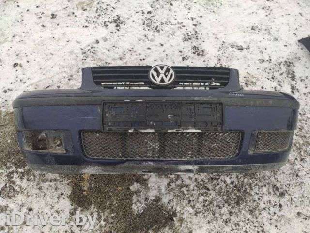 Бампер передний Volkswagen Polo 3 2000г.  - Фото 1