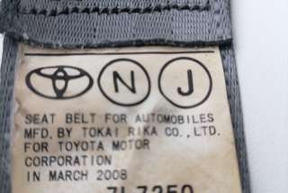 Ремень безопасности задний правый Toyota Prius 2 2008г. C093101 , art9049404 - Фото 3