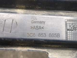 Заглушка (решетка) в бампер Volkswagen Passat CC 2012г. 3c8853665b - Фото 4