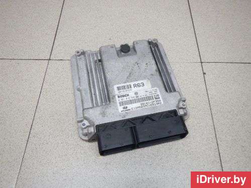 Блок управления двигателем Hyundai Santa FE 3 (DM) 2013г. 391012F350 - Фото 1