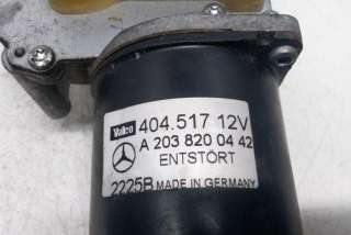 Моторчик передних стеклоочистителей (дворников) Mercedes C W203 2005г. 404517, A2038200442 , art8420725 - Фото 4