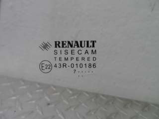 Стекло двери задней левой Renault Logan 2 2017г.  - Фото 2
