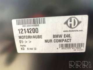 Капот BMW 3 E46 2002г. 1214200 , artBWS1187 - Фото 8