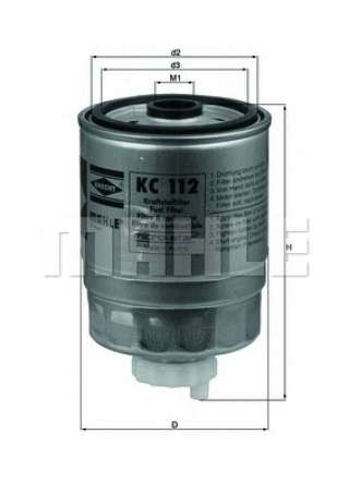 kc112 knecht-mahle Фильтр топливный к Opel Kadett Арт 73708183