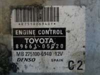 Блок управления двигателем Toyota Avensis 2 2007г. 8966105C20 - Фото 3