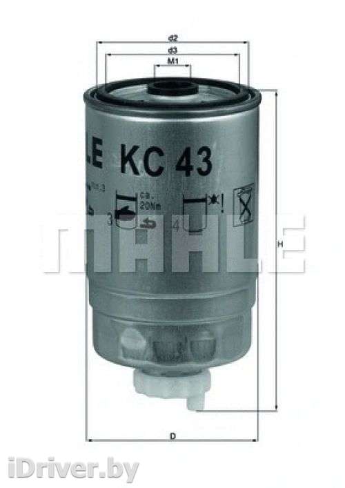 Фильтр топливный Iveco Daily 2 2000г. kc43 knecht-mahle - Фото 1