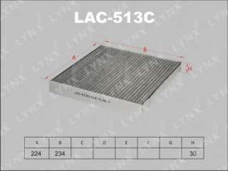 lac513c lynxauto Фильтр воздушный к Toyota Avensis 2 Арт 73692115