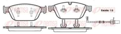 144302 remsa Тормозные колодки комплект к Audi A8 D3 (S8) Арт 73668692