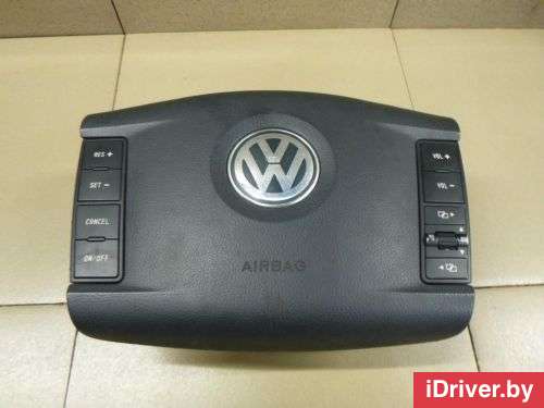 Подушка безопасности в рулевое колесо Volkswagen Phaeton 2004г. 3D0880203B2K7 VAG - Фото 1