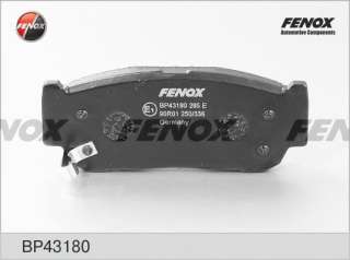 bp43180 fenox Тормозные колодки комплект к Kia Sorento 1 Арт 73675071