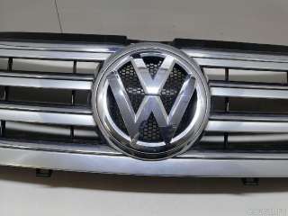 Решетка радиатора Volkswagen Phaeton 2004г. 3D0853651AGGOY VAG - Фото 4
