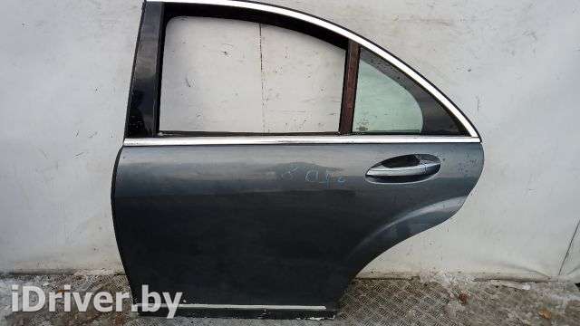 Дверь задняя левая Mercedes S W221 2007г.  - Фото 1