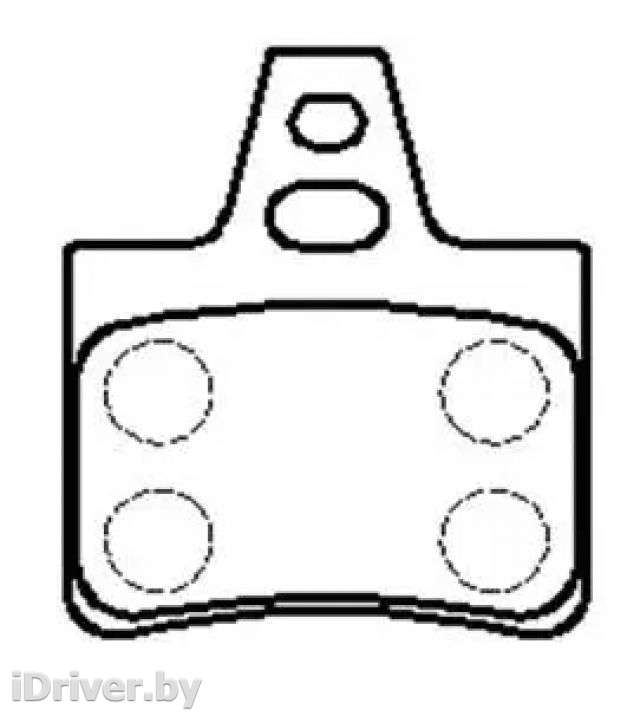 Тормозные колодки комплект Citroen Xantia 2000г. hp5101 hsb - Фото 1