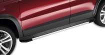 Обвес (комплект) боковые алюминиевые подножки NewLineCHROME BMW X1 E84 2019г.  - Фото 6