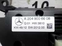 Переключатель отопителя (печки) Mercedes C W204 2013г. 2049006608 - Фото 7