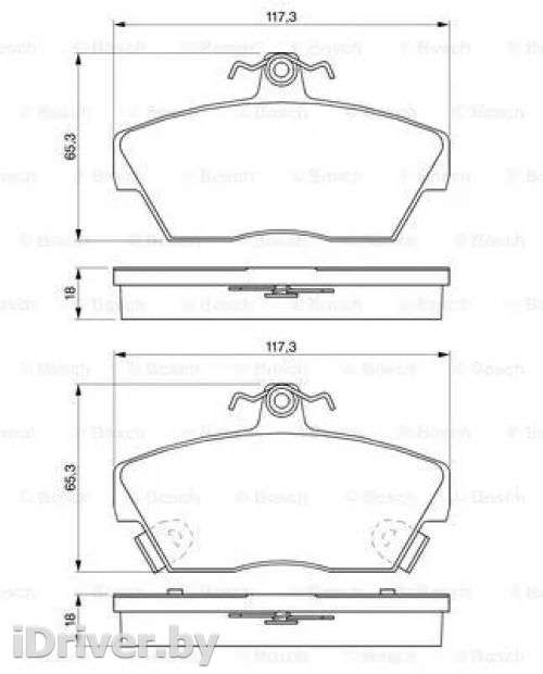 Тормозные колодки комплект Rover 400 2000г. 0986424244 bosch - Фото 1