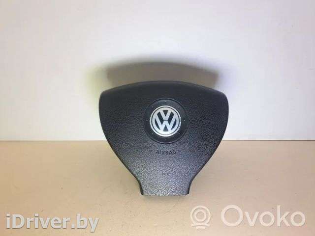 Подушка безопасности водителя Volkswagen Touran 1 2007г. 5n0880201b, 610079600c , artVIC22067 - Фото 1