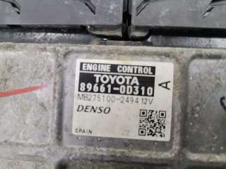 Блок управления двигателем Toyota Yaris 2 2007г. 896610D310, 2751002494 - Фото 4