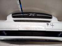 Бампер передний Hyundai Starex 2008г.  - Фото 5