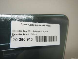 Стекло двери передней левой Mercedes S W221 2004г. 2117250310 Mercedes Benz - Фото 9