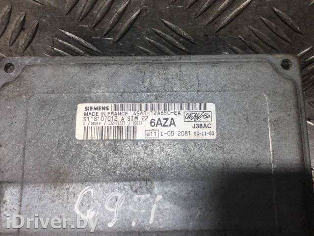Блок управления двигателем Mazda 2 DY 2003г. 4s6112a650ea - Фото 1