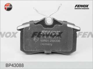 bp43088 fenox Тормозные колодки комплект к Seat Exeo Арт 73661899