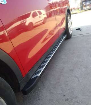  Защитные дуги к Hyundai Bayon (боковые алюминиевые подножки M Line Grey) Арт 75072697