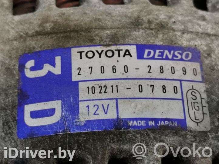 Генератор Toyota Rav 4 2 2003г. 2706028090, 1022110780 , artFRC32712  - Фото 3