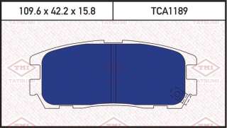 tca1189 tatsumi Тормозные колодки комплект к Great Wall Safe Арт 73661880