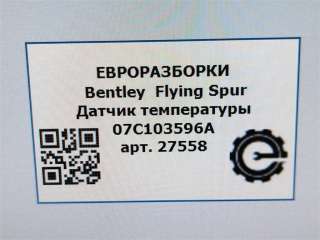 Датчик температуры Bentley Flying Spur 2012г. Номер по каталогу: 07C919529K, совместимые:  07C919529 , 07C919529A , 07C919529E , 07C919529F , 07C9 - Фото 6
