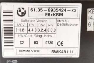 Блок комфорта BMW 5 E60/E61 2004г. 6935424, 61356935424, 5WK49111 , art9733904 - Фото 5