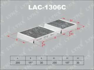 lac1306c lynxauto Фильтр воздушный к Citroen DS3 Арт 73692180