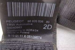 Ремень безопасности задний правый Peugeot 5008 2011г. 9682053580 , art11022278 - Фото 4