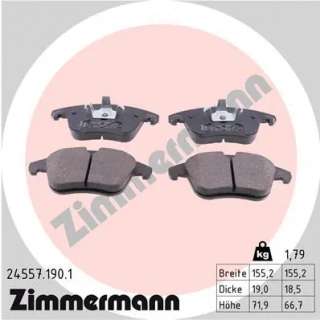 245571901 zimmermann Тормозные колодки передние к Citroen C4 1 Арт 72175079