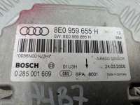 Блок управления подушек безопасности Audi A4 B7 2006г. 8E0959655H,0285001669 - Фото 4