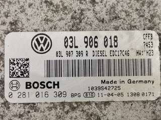 Блок управления двигателем Volkswagen Golf 6 2011г. 03L9060185K0, 0281016309 - Фото 3