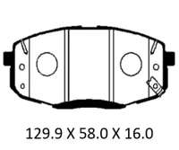 pbp095kor patron Тормозные колодки комплект к Hyundai Creta 1 Арт 73663744
