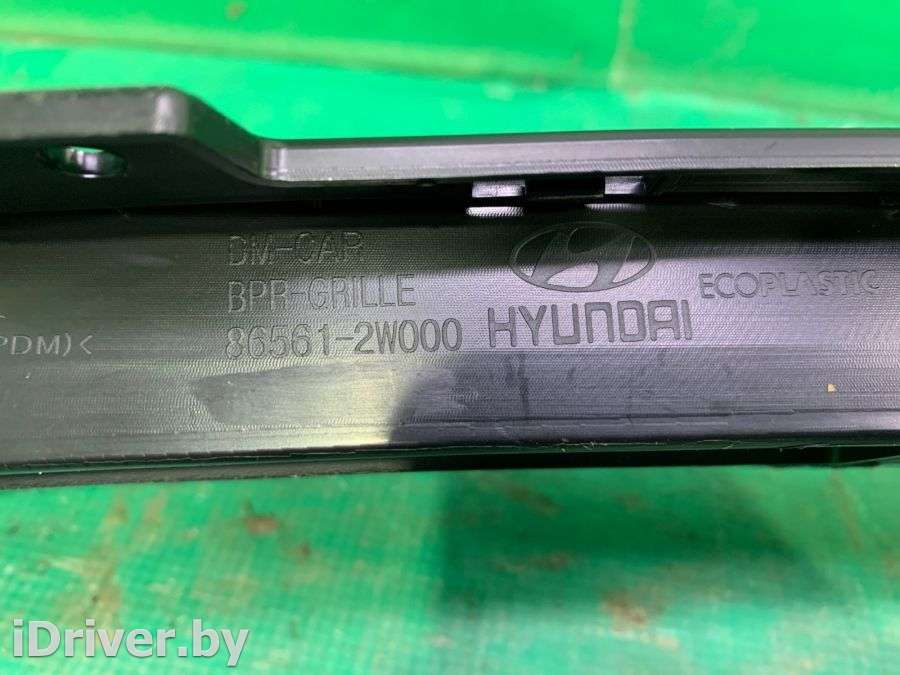 Решетка бампера Hyundai Santa FE 3 (DM) 2012г. 865612W000, 1  - Фото 5
