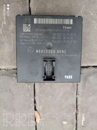 Блок управления центральным замком Mercedes S W221 2008г. a2215407045 , artHOF154 - Фото 2